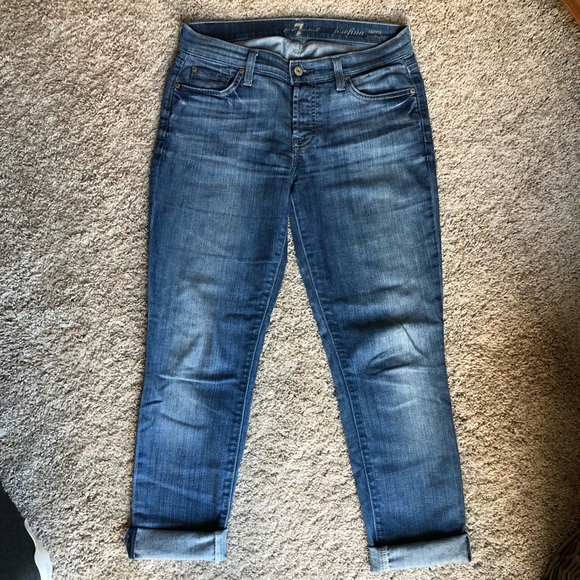 7 For All Mankind Josefina Skinny Boyfriend Jean - Picture 3 of 6